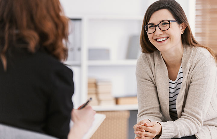 Woman in therapy